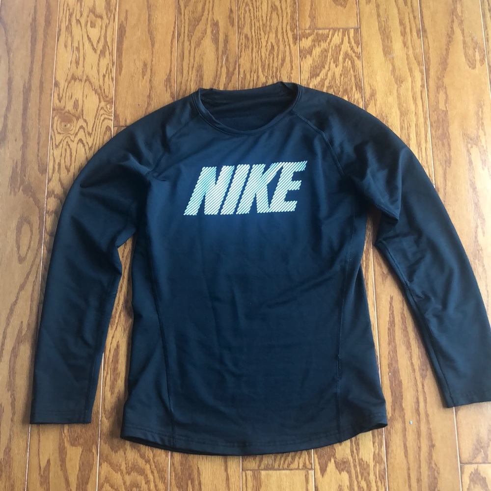 Nike long sleeve black dri-fit boys / girls top
